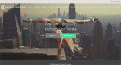 Desktop Screenshot of gothamfootcare.com