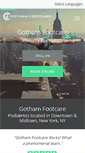 Mobile Screenshot of gothamfootcare.com